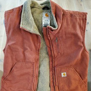 Carhartt Sherpa Lined Vest - Sandstone